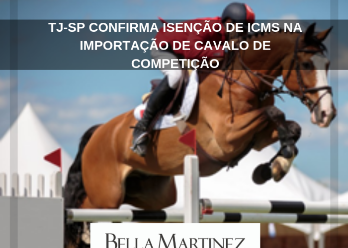 TJ-SP confirma isenção de ICMS na importação de cavalo de competição